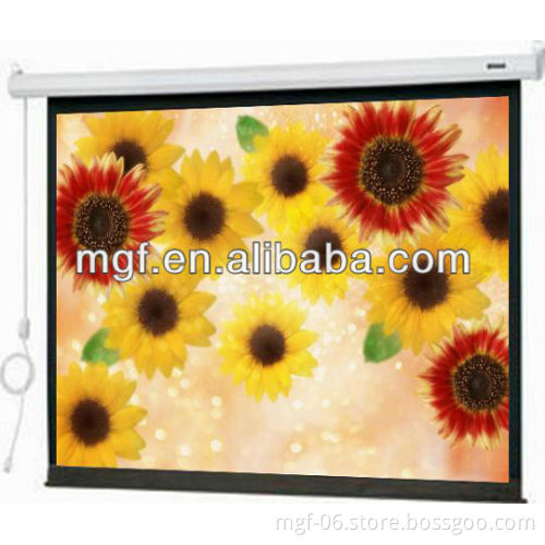 204'' Wall Mounted Motorized Projector Screen with remote control